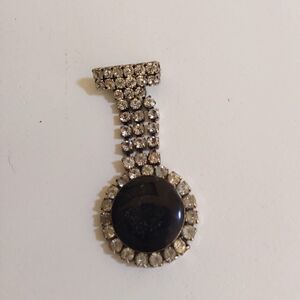 Diamond elegance ⬤ brooch/pin vintage for formal nights